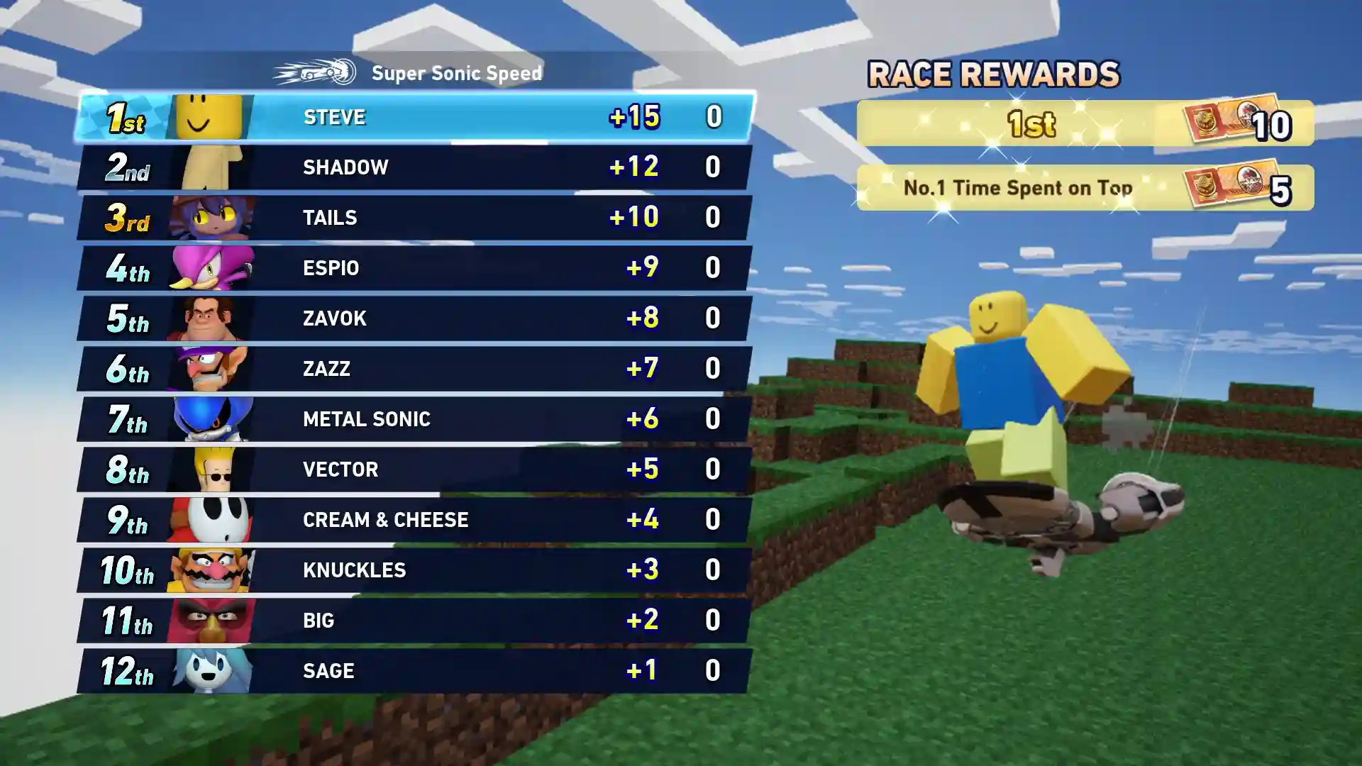 Roblox Noob racing - Screenshot 4
